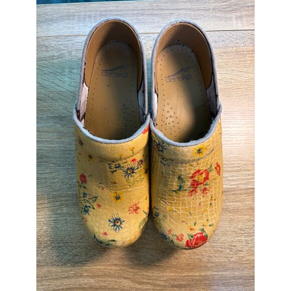 Dansko XP Clogs with Multicolor Floral Size Ladies US 8.5 EUR 39 - Picture 7 of 8